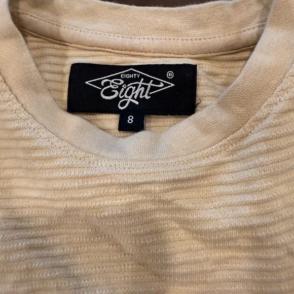 Eighty Eight Cream Short Sleeve Tee kids - Picture 3 of 7